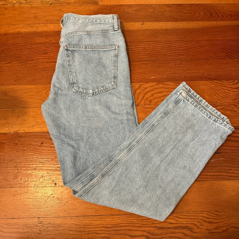 Agolde Lana Straight Jeans in Riptide